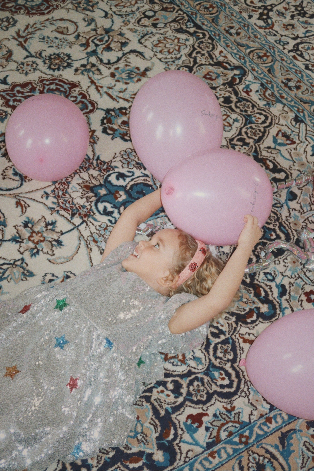 Konges Sløjd Starla Star Dust Jurkje | Star Sequin Silver