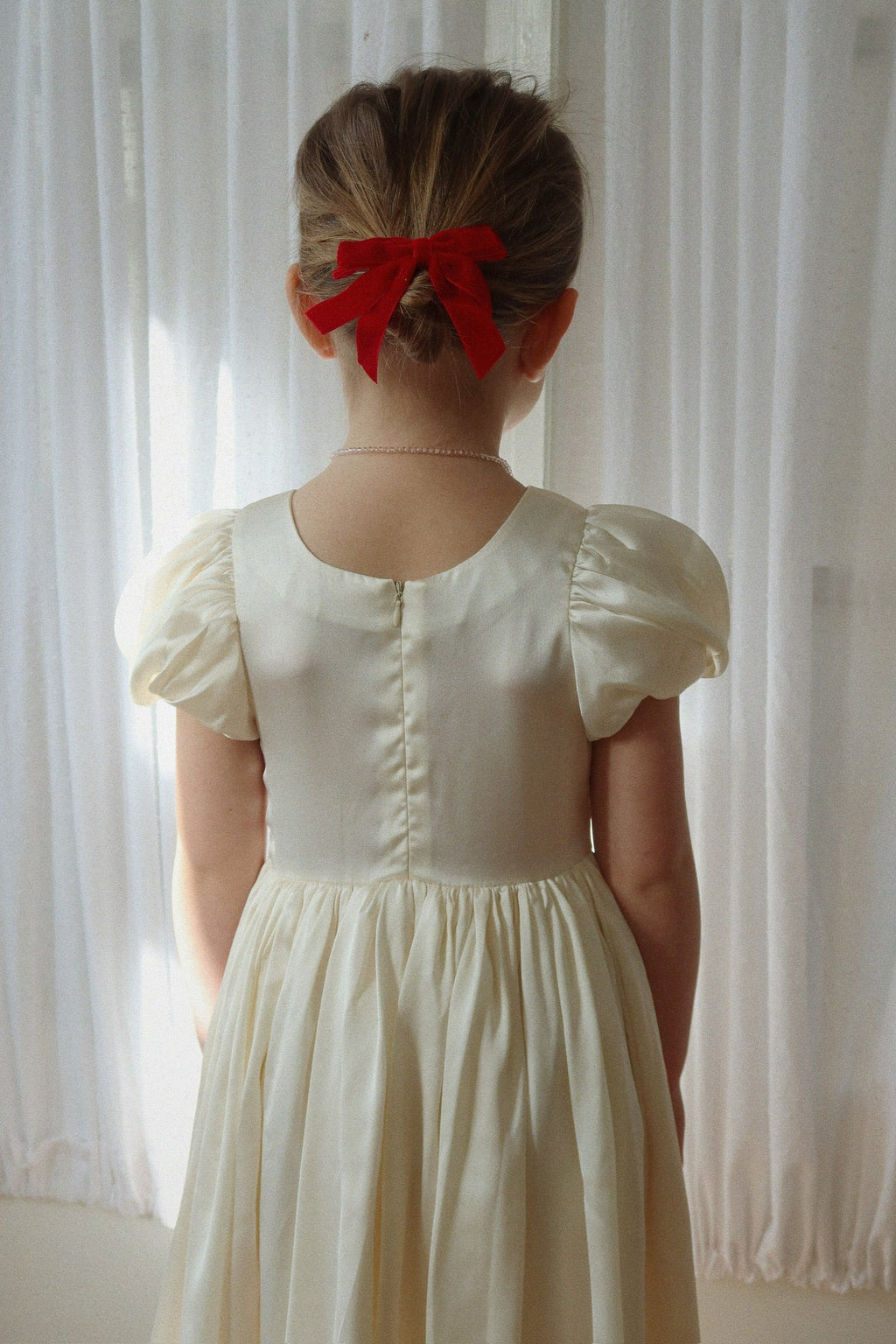 Konges Sløjd 2 Stuks Fluwelen Haarclips Met Dubbele Strik | Barbados Kers