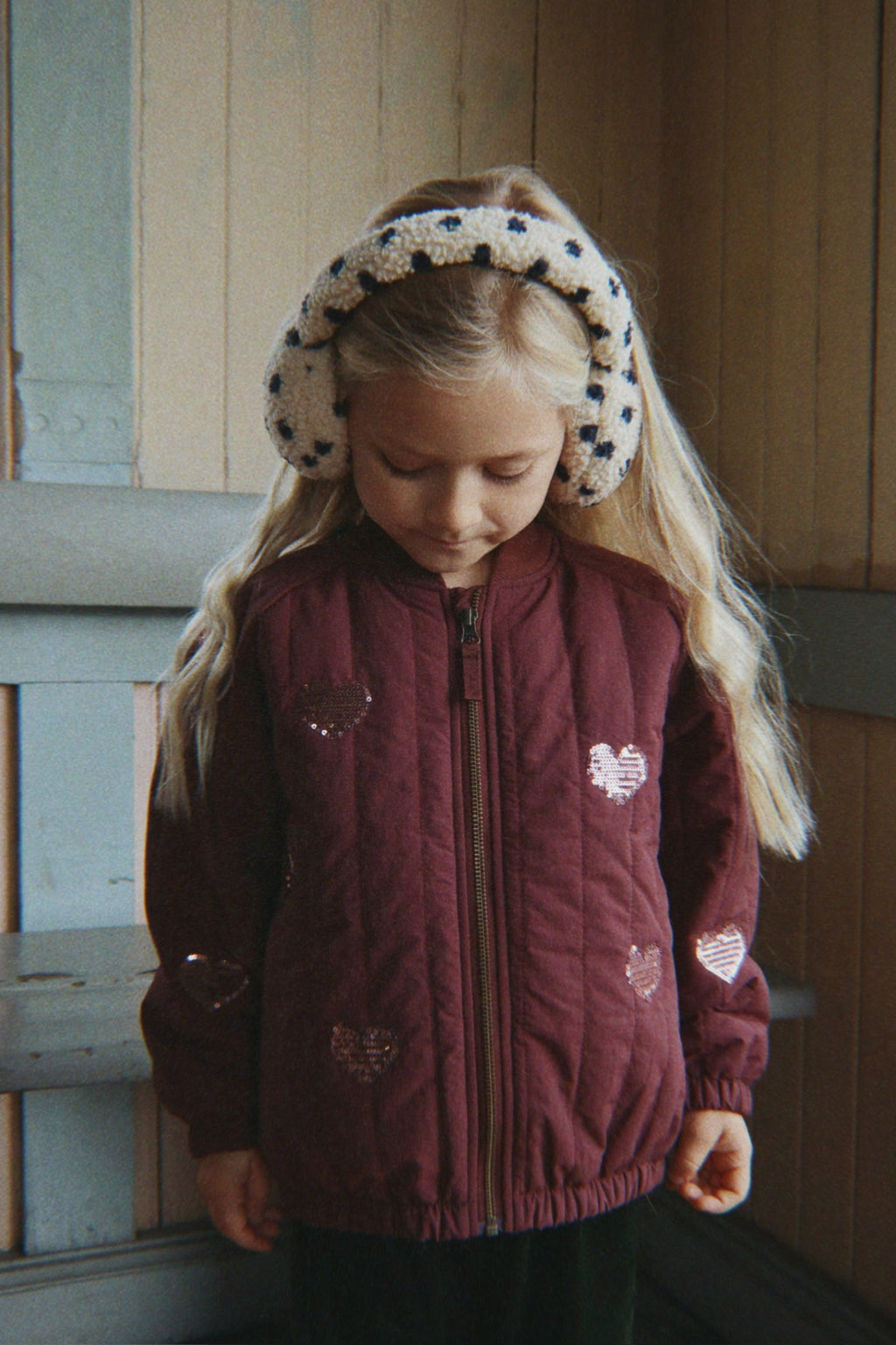 Konges Sløjd Juno Sequin Bomber Jas | Decadent Chocolate