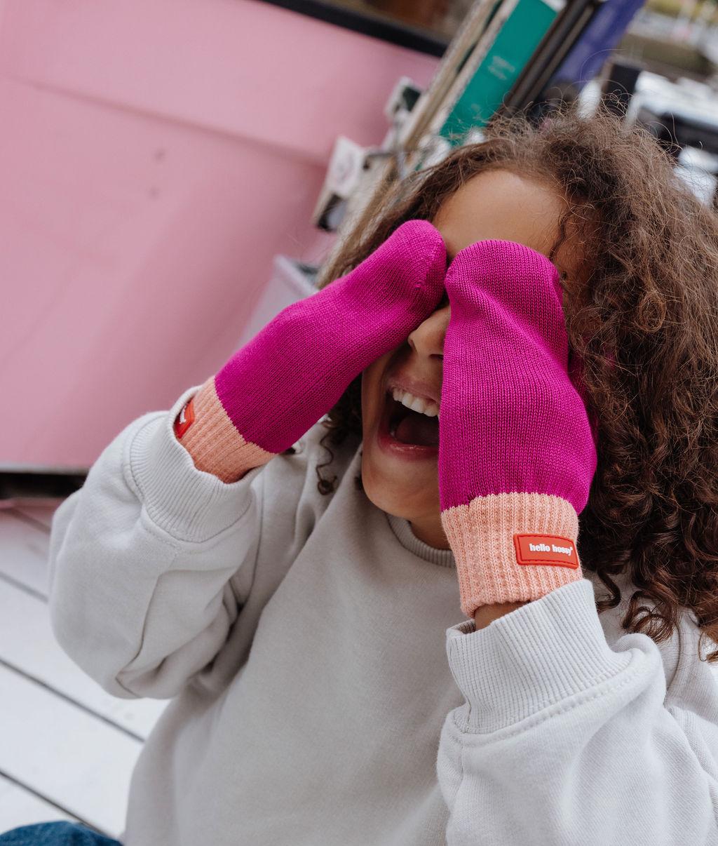 Hello Hossy wanten Hotty Purple, gedragen door een kind