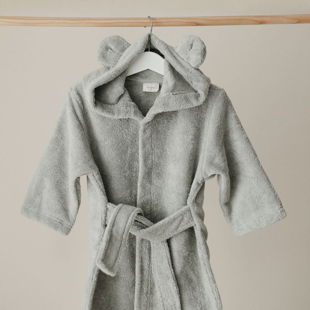 Mushie Badjas 4-6Y Bear Moss