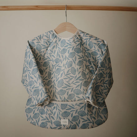 Mushie Slab Met Lange Mouwen | Blue Flowers