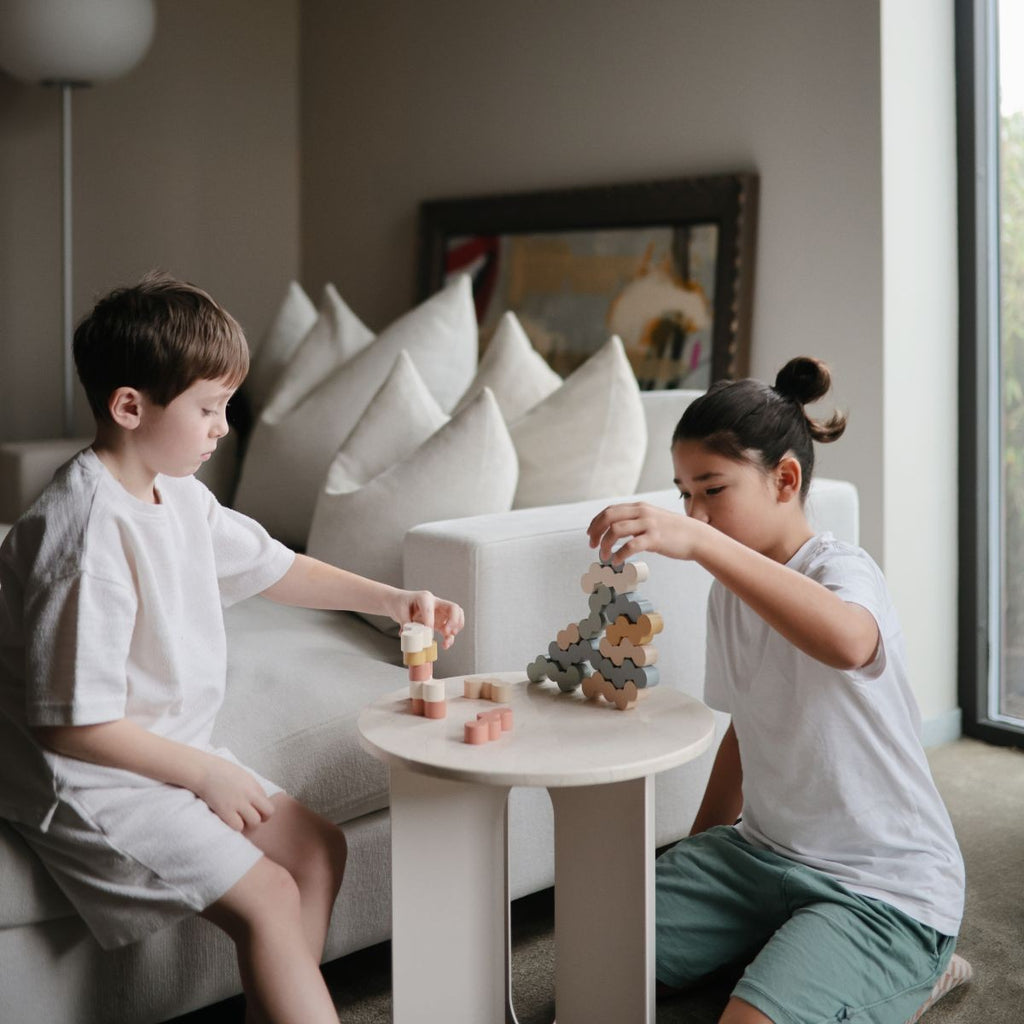 Mushie Houten Balanceerspel Blokjes