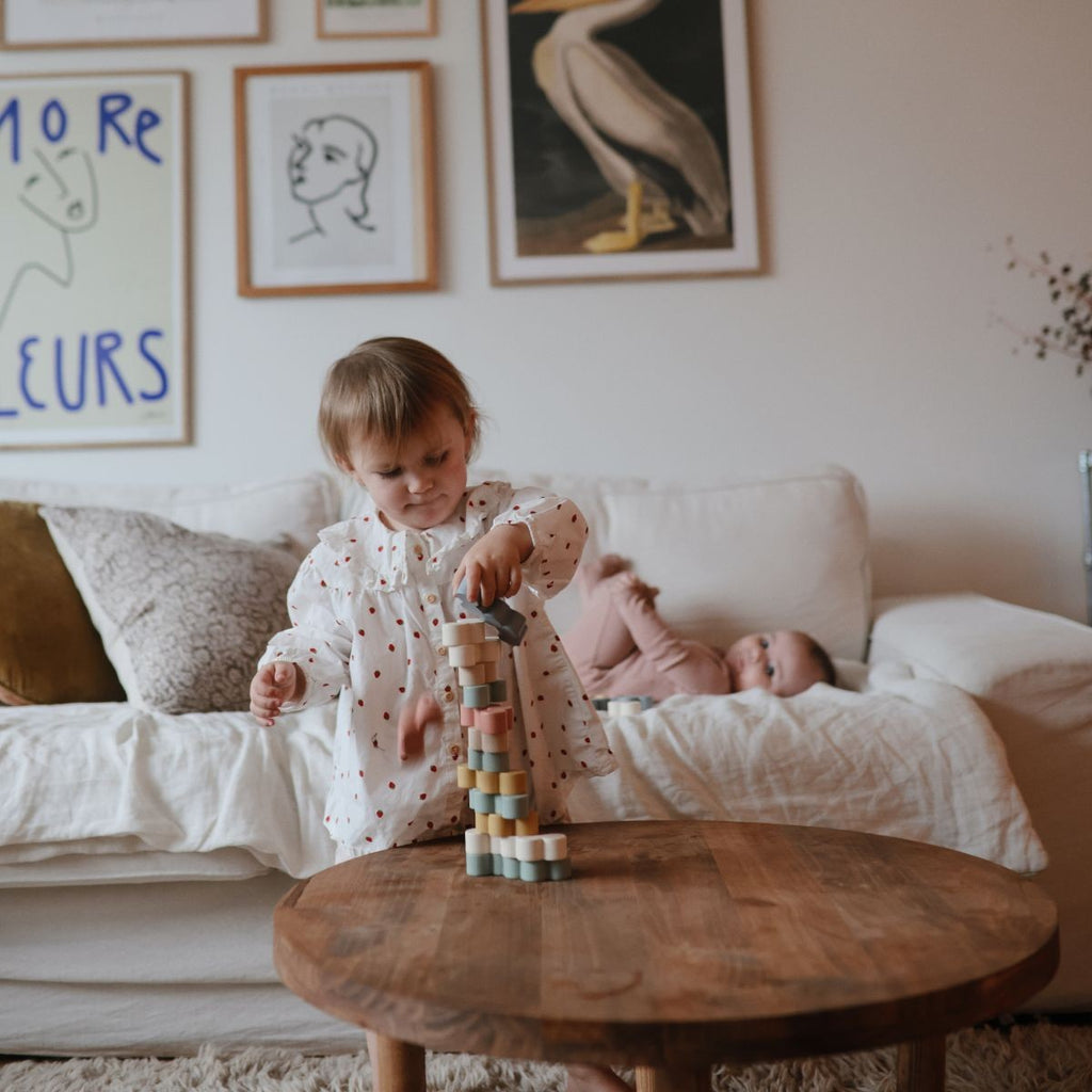 Mushie Houten Balanceerspel Blokjes