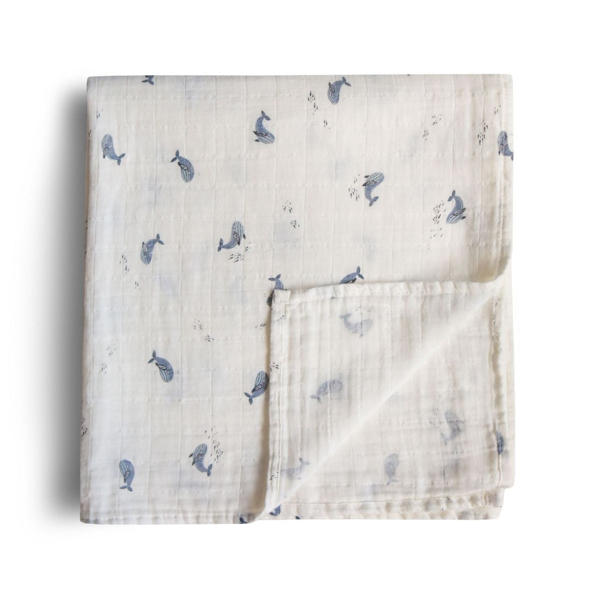 Mushie Hydrofiele Doek 120x120cm | Walvis