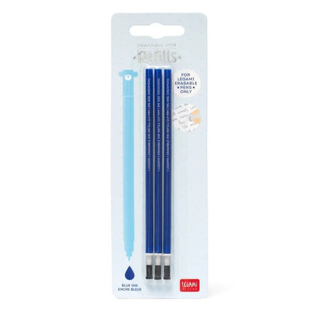 Legami set van 3 navullingen met blauwe thermosensitieve gelinkt, punt van 0,7 mm