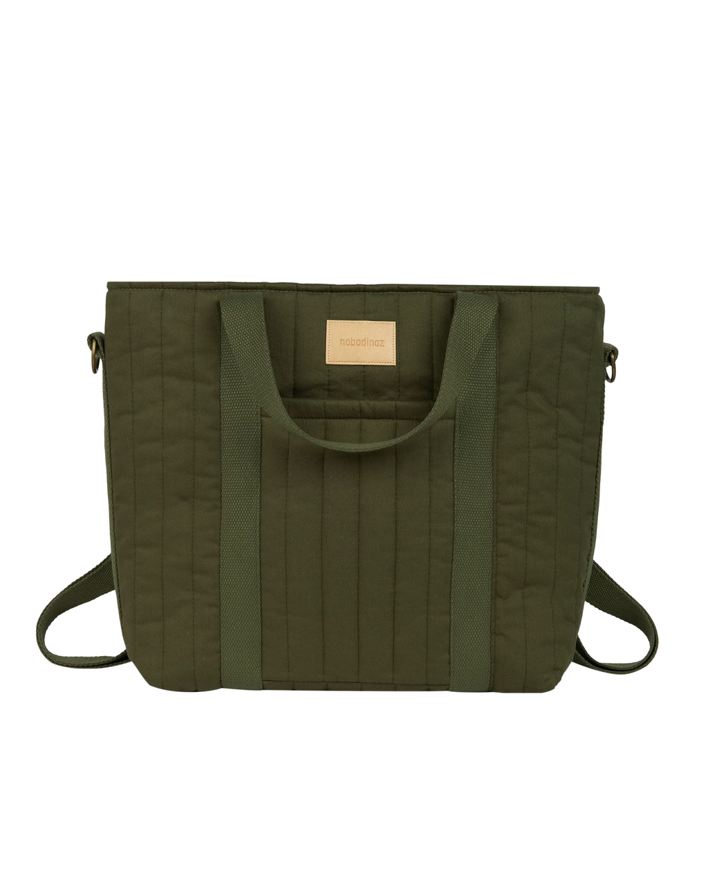 * Nobodinoz Hyde Park Waterproof Kinderwagen Rugzak 32x32x14cm | London Green