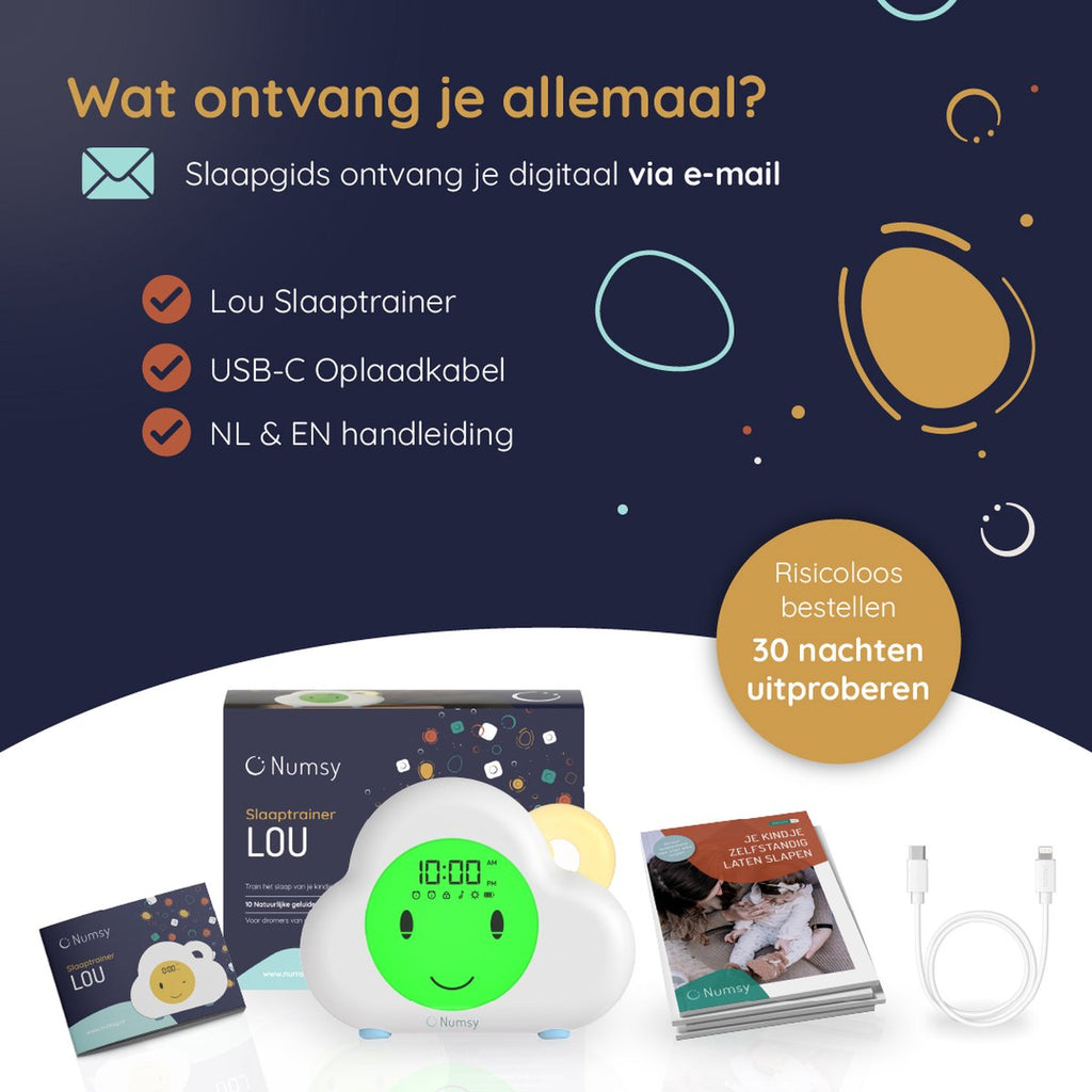 Numsy Slaaptrainer Met Slaapwekker En Nachtlampje | Lou