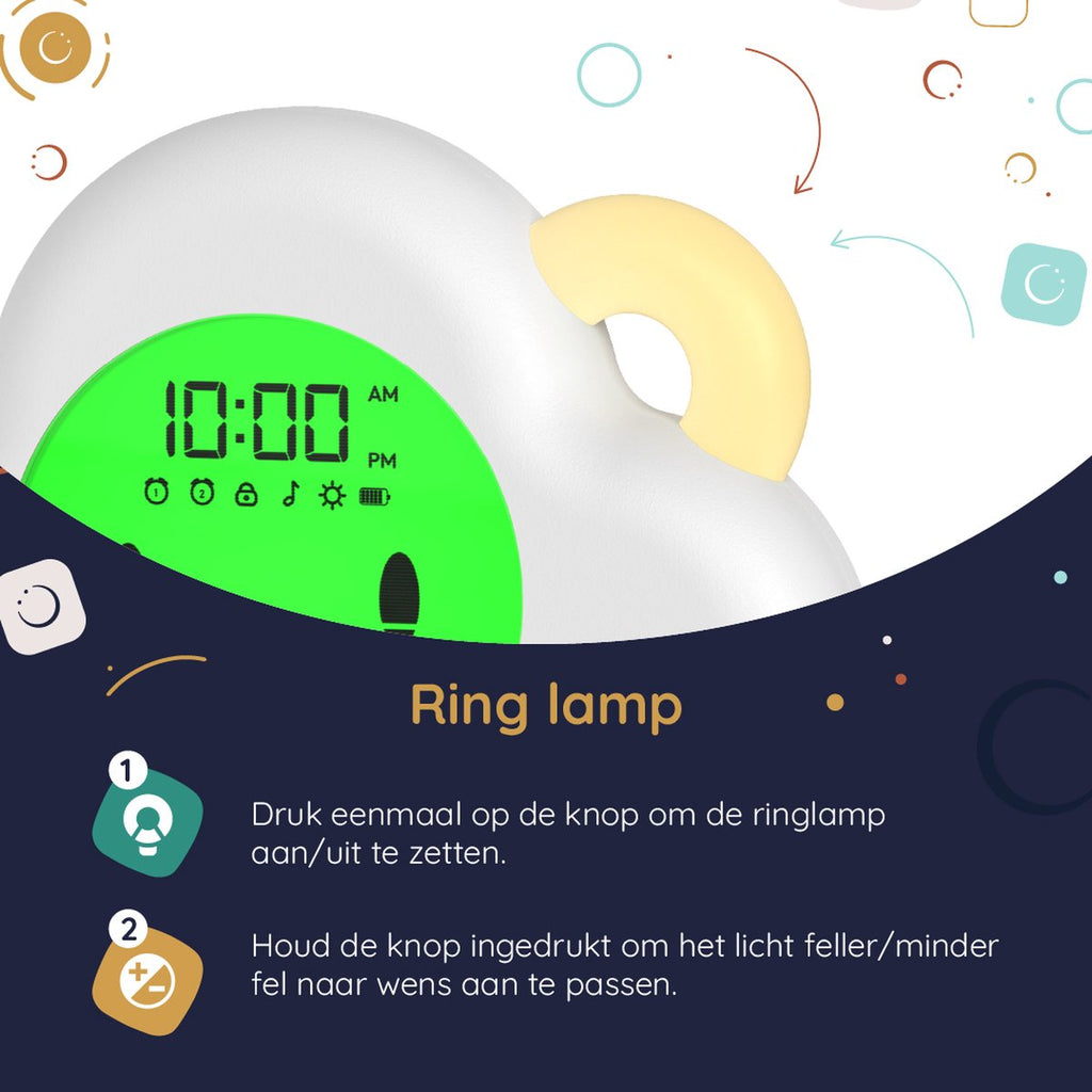 Numsy Slaaptrainer Met Slaapwekker En Nachtlampje | Lou