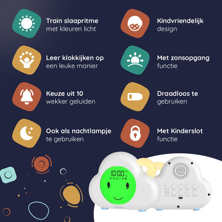 Numsy Slaaptrainer Met Slaapwekker En Nachtlampje | Lou
