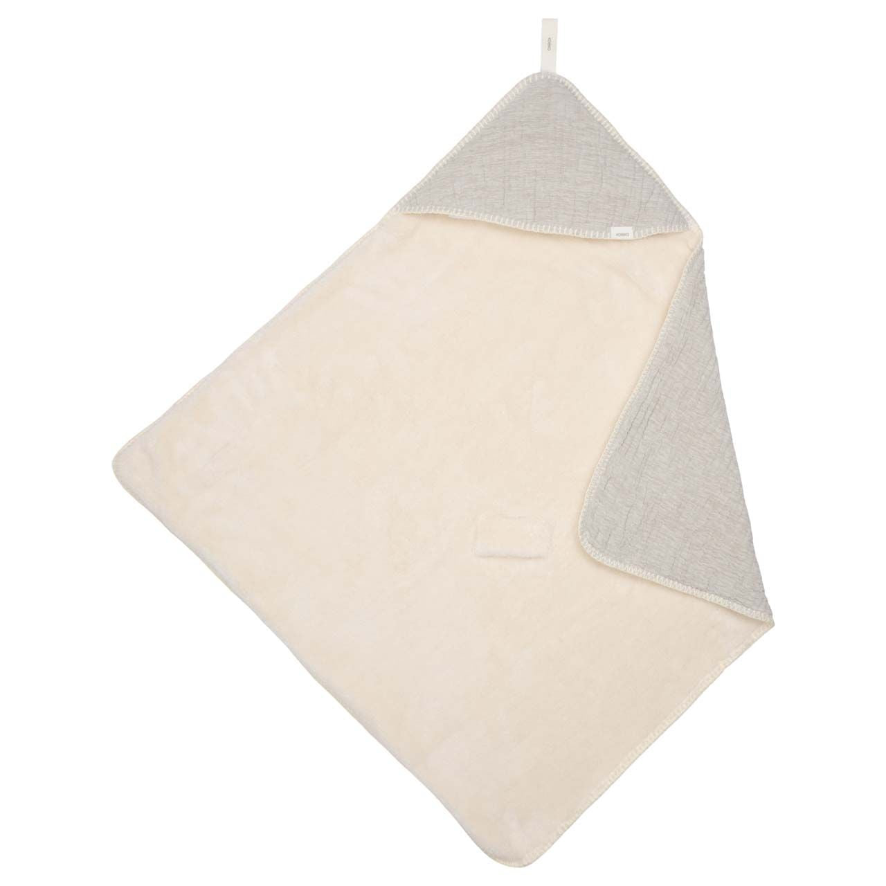 Koeka Omslagdoek Teddy Rivoli 100x100 | Stone