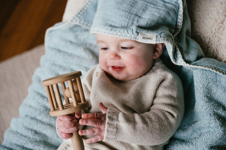 Koeka Omslagdoek Faro 100x100 | Sky