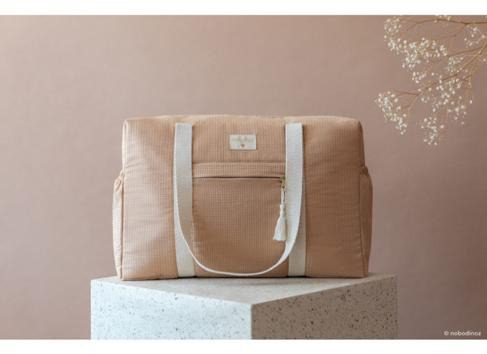 * Nobodinoz GALA Luiertas waterproof 100% organisch katoen - Misty Pink