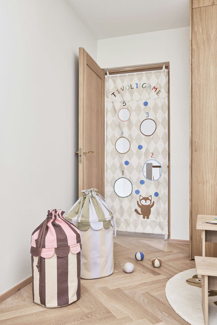 OYOY Set van 2 Opbergmanden Sage | Roze / Paars