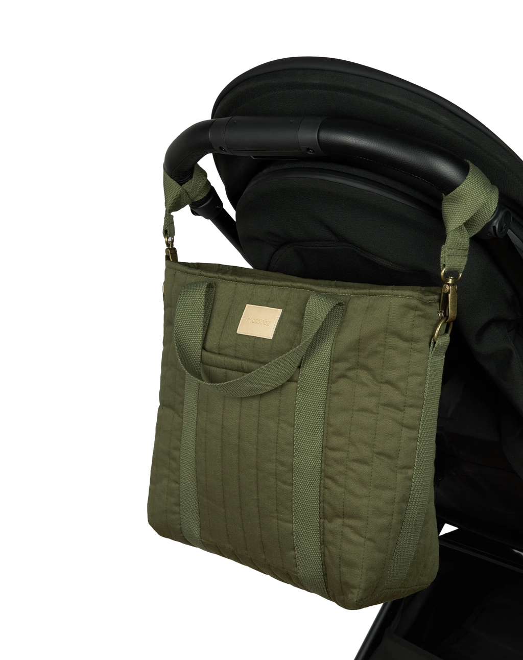 * Nobodinoz Hyde Park Waterproof Kinderwagen Rugzak 32x32x14cm | London Green