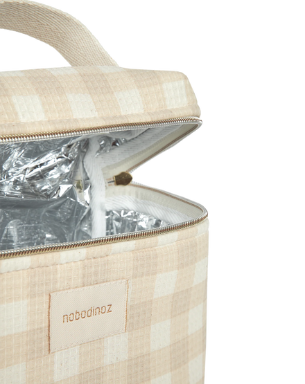 * Nobodinoz Concerto Thermische Lunchtas | Ivory Checks