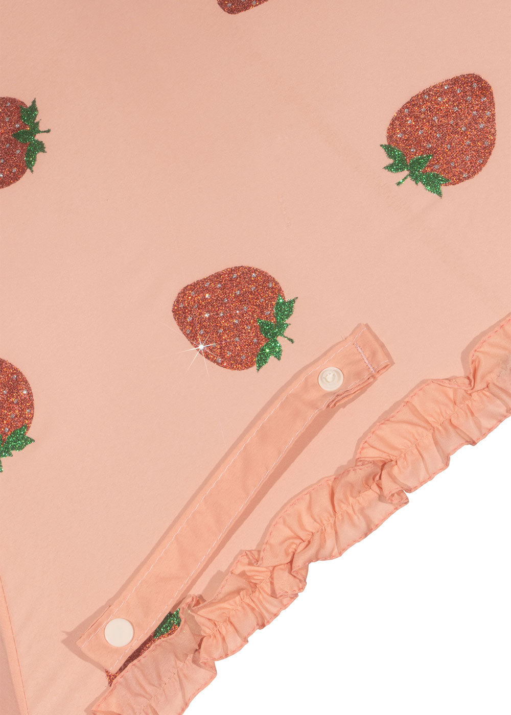 * Konges Sløjd Frill Paraplu | Strawberry Glitter
