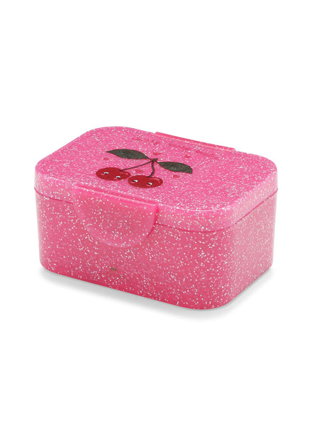 Konges Sløjd Lunch Box Met Vakjes | Cherry Glitter
