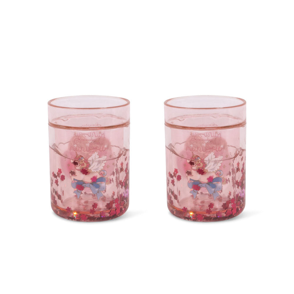 Konges Sløjd 2 Pack Glitter Drinkbekers | Over The Rainbow