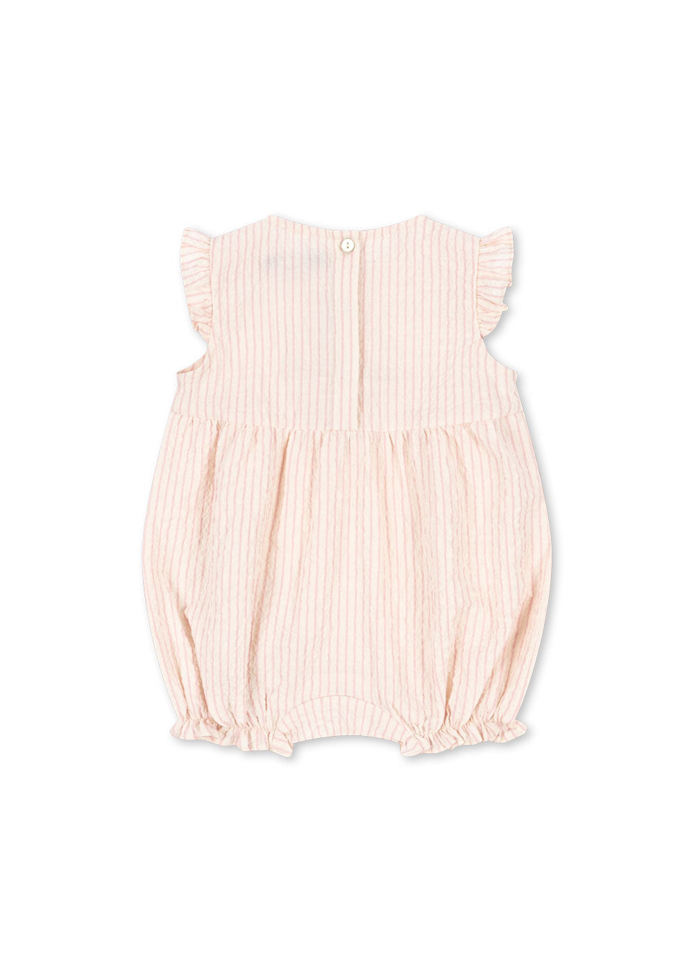 Konges Sløjd Ellie Frill Romper | Peony Stripe