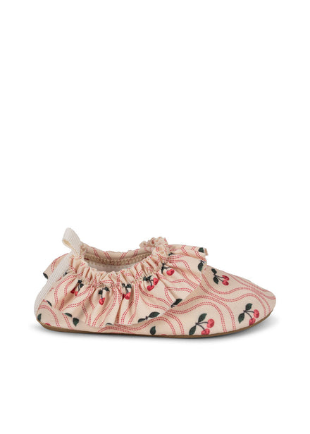 * Konges Sløjd Merle Frill Zwemschoentjes | Cherry Pink Motif