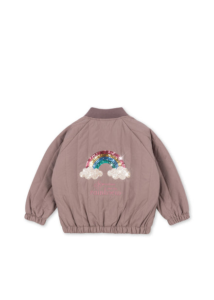 Konges Sløjd Juno Sequin Bomber Winterjas | Twilight Mauve
