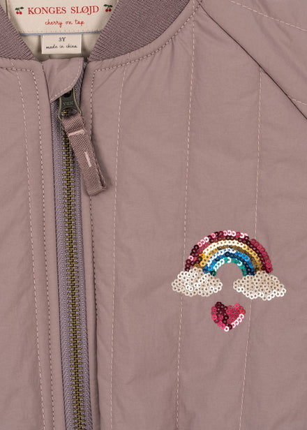 Konges Sløjd Juno Sequin Bomber Winterjas | Twilight Mauve