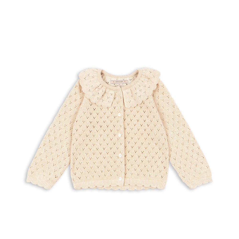 Konges Sløjd Holiday Knit Cardigan | Buttercream