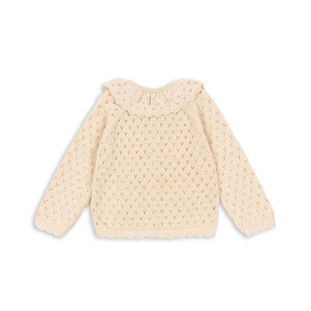 Konges Sløjd Holiday Knit Cardigan | Buttercream