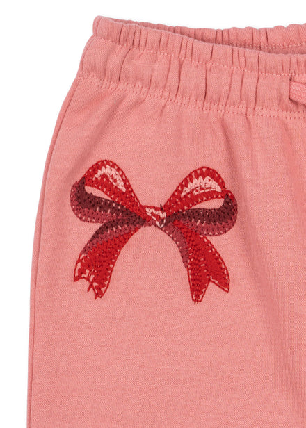 Konges Sløjd Lou Bow Joggingbroek | Strawberry Ice