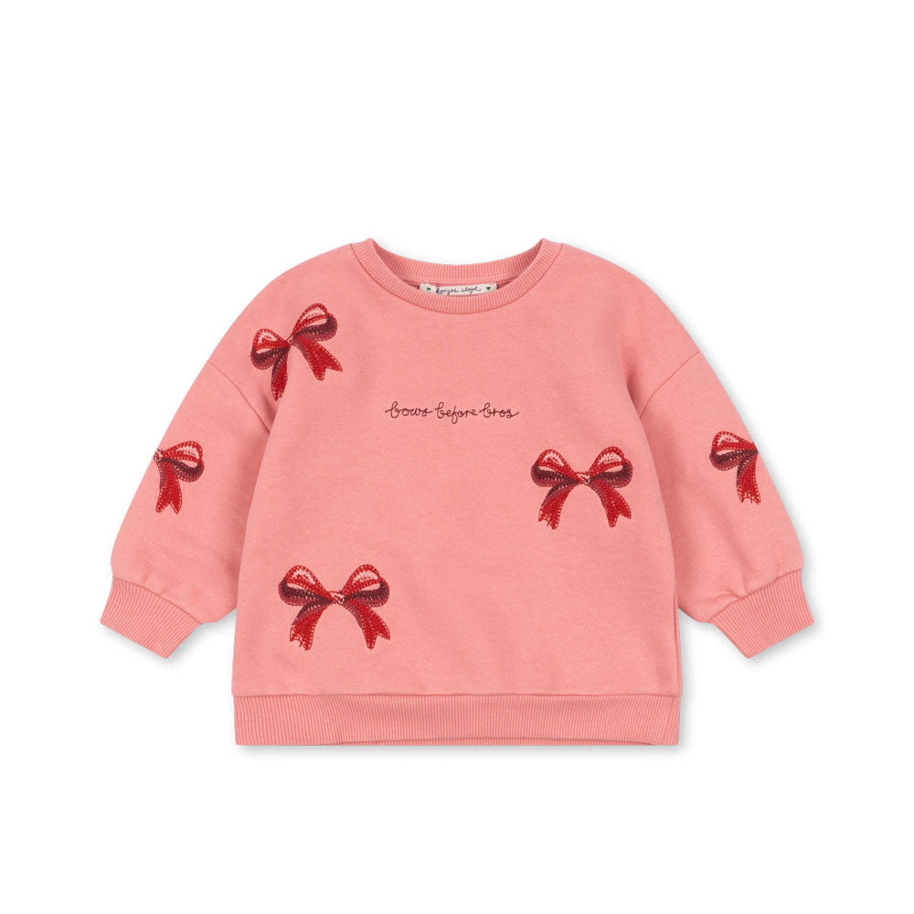 Konges Sløjd Lou Bow Sweater | Strawberry Ice