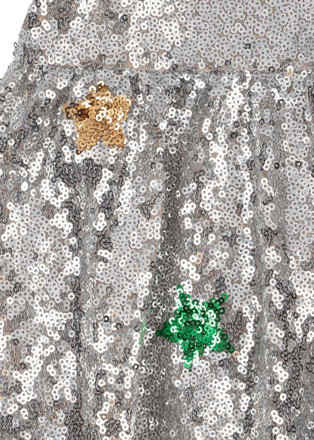 Konges Sløjd Starla Star Dust Jurkje | Star Sequin Silver