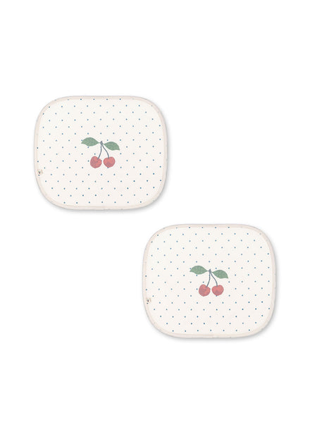Konges Sløjd 2 Pack Auto Zonnescherm | Navy Dots