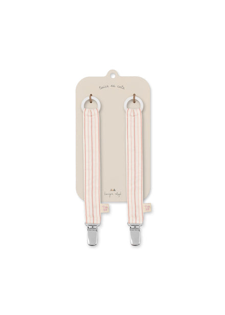 * Konges Sløjd Fopspeenketting Strap 2st | Stripie Petite Rose