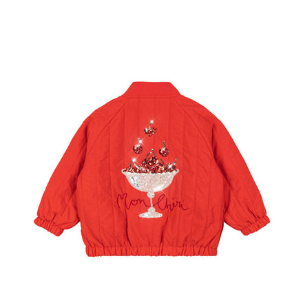 Konges Sløjd Juno Bomber Jas | Fiery Red