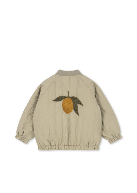 Konges Sløjd Juno Terry Bomber Jas | Laurel Oak