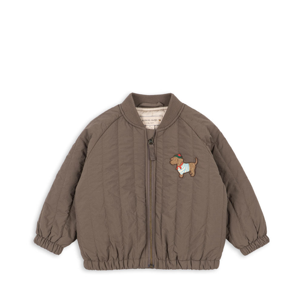 Konges Sløjd Juno Terry Bomber Jas | Walnut