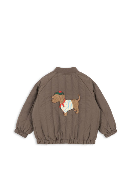 Konges Sløjd Juno Terry Bomber Jas | Walnut