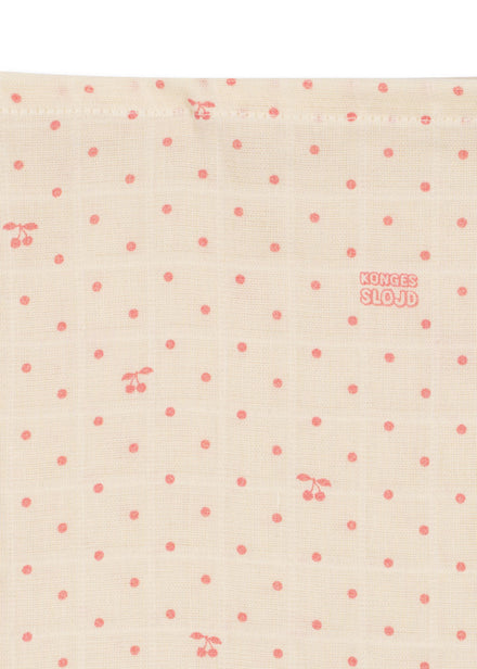 Konges Sløjd Hydrofiele Doek | Cherry Dot (3pack)