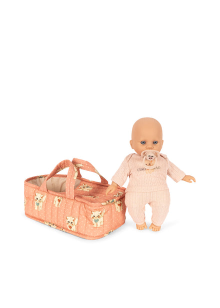 Konges Sløjd Cattie Baby Pop met Draagmand | Ciao Miao Rose