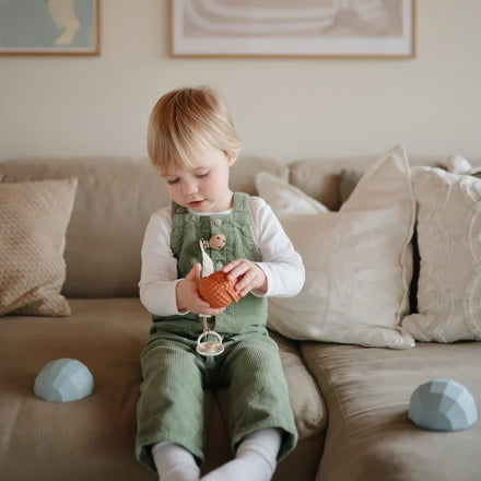 Mushie Sensorisch Speelgoed Nesting Spheres | Blush