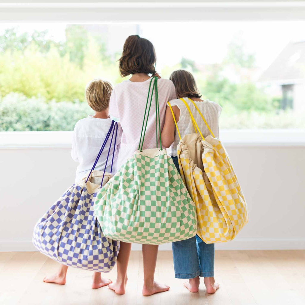Play and go Opbergzak & Speelmat | vichy purple
