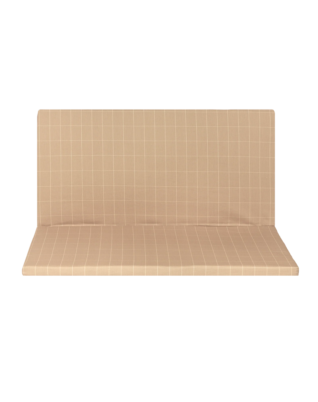 * Nobodinoz Plooibare Eco Play Mat 100x100x4cm | Taupe Grid