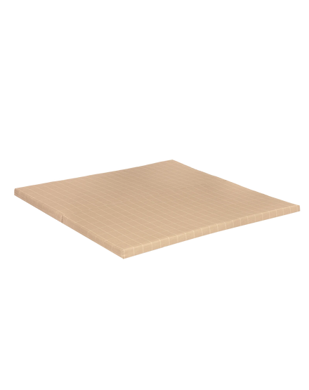 * Nobodinoz Plooibare Eco Play Mat 100x100x4cm | Taupe Grid