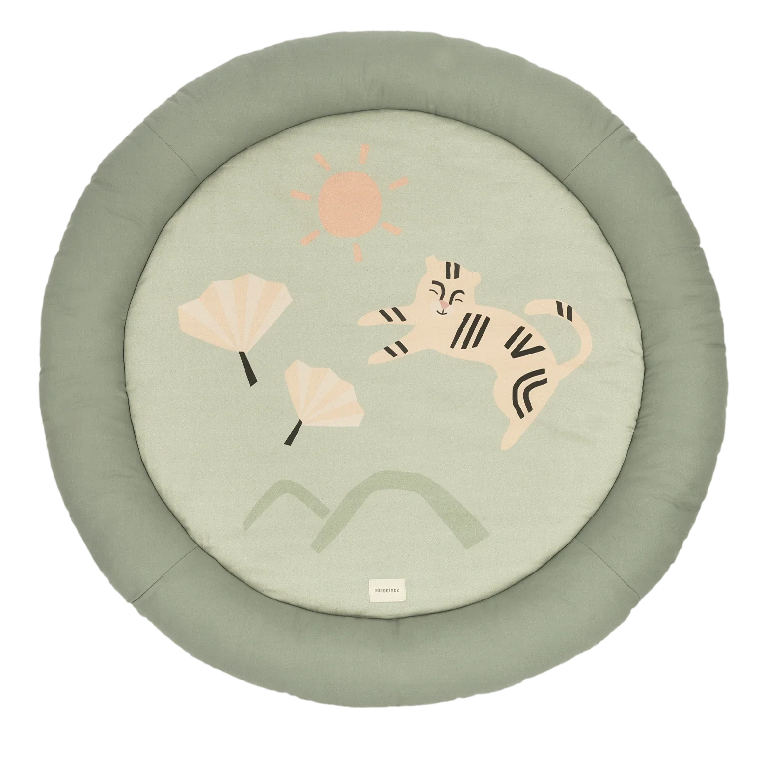 * Nobodinoz Rond Sensorisch Activity Nest | Tiger