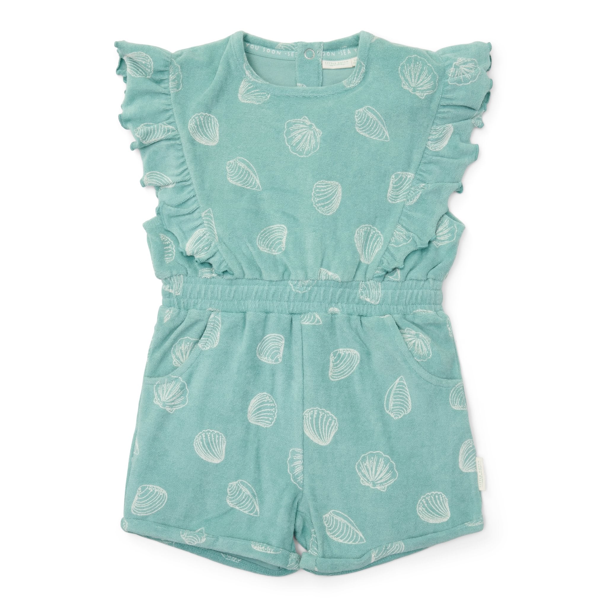 * Little Dutch Playsuit Ocean Treasures Surf Blue 98/104