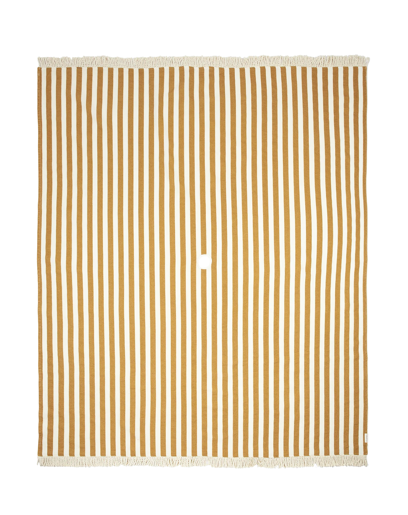* Nobodinoz Portofino Beach Strandlaken XL 146x175cm | Honey Stripes Waffle