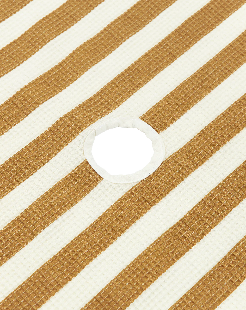 * Nobodinoz Portofino Beach Strandlaken XL 146x175cm | Honey Stripes Waffle