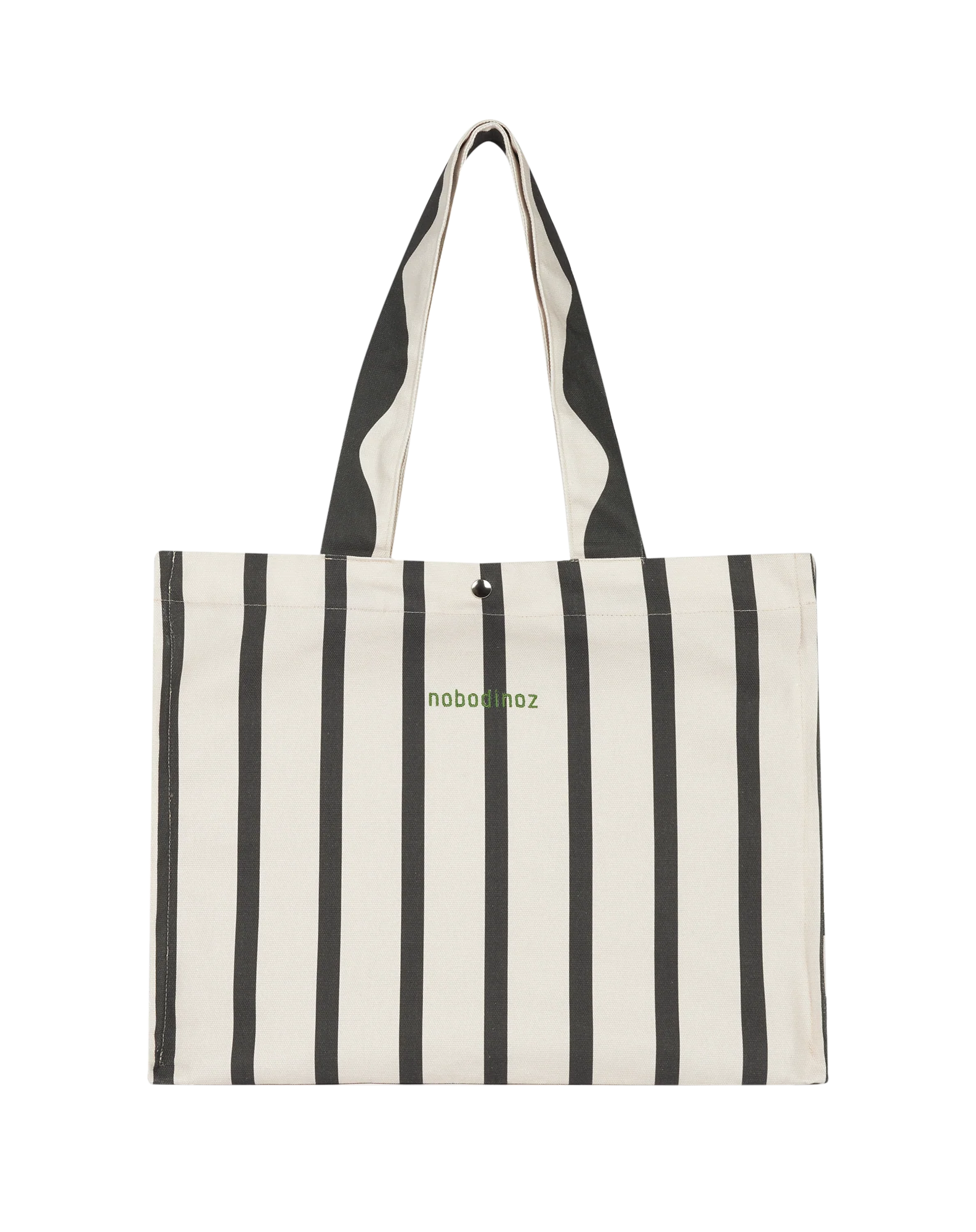 * Nobodinoz Portofino Maxi Bag Beachbag 45x37x21cm | Black Stripes