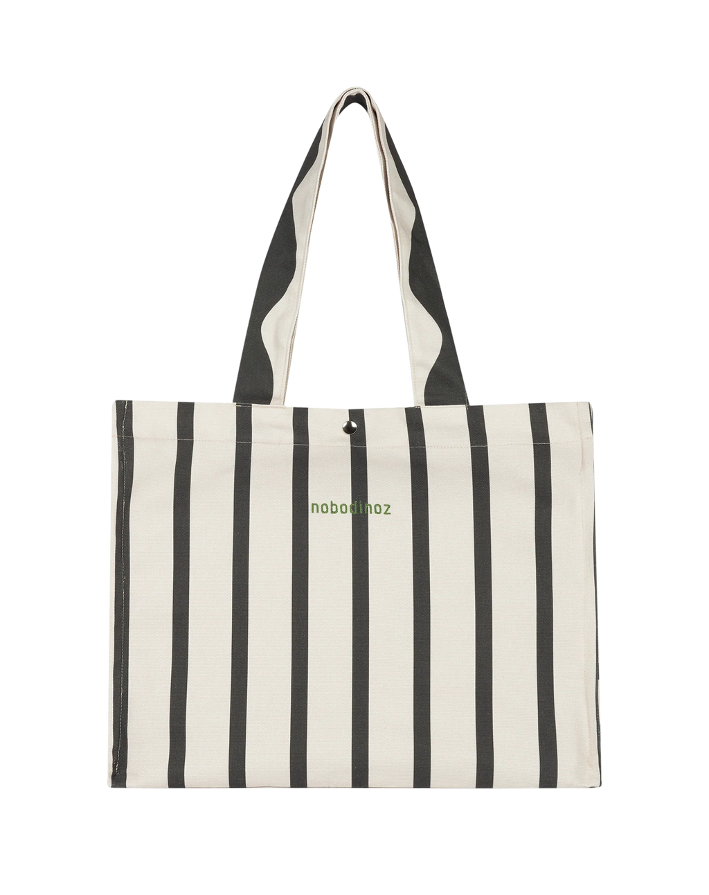 * Nobodinoz Portofino Maxi Bag Beachbag 45x37x21cm | Black Stripes